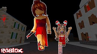 A MENINA DO VESTIDO VERMELHO ME ATACOU no Roblox Survive The Red Dress Girl [upl. by Enomar959]