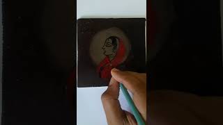 painting on mini canvas  painting [upl. by Ubald]