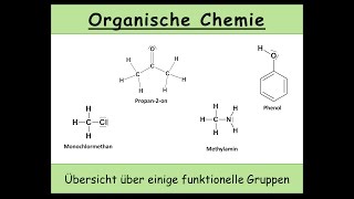 Funktionelle Gruppen in der organischen Chemie  eine Übersicht über einige funktionellen Gruppen 4 [upl. by Ardnazil481]