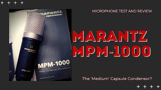 Microphone Review Marantz MPM1000 [upl. by Eveineg457]