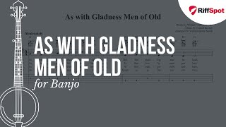 As with Gladness Men of Old Banjo Tab [upl. by Anisah]