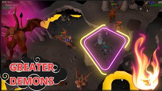 GREATER DEMON DONDE Y COMO MATARLOS OSRS [upl. by Alrrats]