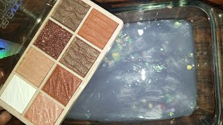 Adding Makeup in slime slimeasmr [upl. by Thilda359]