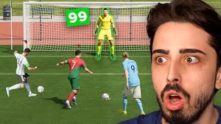 FIFA 23de 99 OVERALL SÜPER KALECİYE KARŞI 100 TANE ŞUT ATTIM [upl. by Drallim]