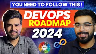 Complete and Ultimate DEVOPS Roadmap 2024🔥  From BEGINNER to Pro [upl. by Htiderem696]