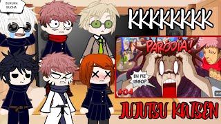 Jujutsu Kaisen react MEMÓRIAS CRINGE DO CARNAVAL O CARNAVAL DAS MALDIÇÕES 4😂❤️ •VoiceMakers• [upl. by Nagaek]