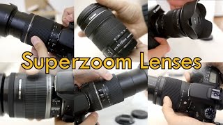 The Best AllInOne  Walkaround  Superzoom Lenses 6 Lenses Compared for Canon [upl. by Wickner912]