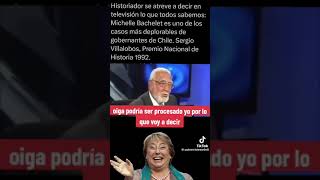 Bachelet inepta Dice gran historiador e intelectual [upl. by Htial]