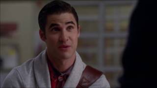 Glee Blaine tells Finn that he belongs with the warblers 4x07 [upl. by Ash451]