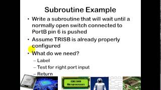 Introduction to writing subroutines in PIC Assembly [upl. by Arhat463]