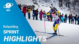 World Cup 2324 Ruhpolding Women Sprint Highlights [upl. by Aynod86]