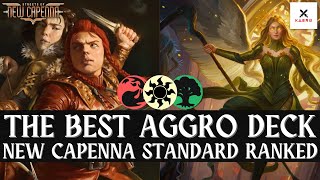 NAYA HUMANS  MTG Arena Aggro Deck List  New Capenna Standard Ranked Gameplay  Best of One Deck [upl. by Ailime]