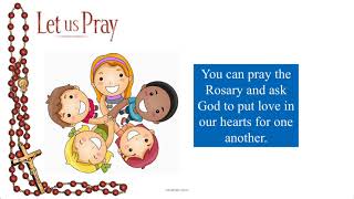 Introduction to the Rosary for Children [upl. by Nellahs658]