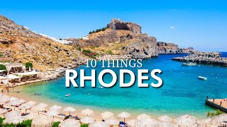 Top 10 Things To Do in Rhodes Greece [upl. by Eramat]