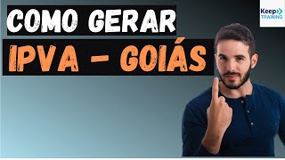 Como gerar o IPVA Detran para o Estado de Goiás [upl. by Boyes]