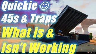 45 amp Traps What is amp isnt Working  Fortnite Save the World [upl. by Teews]