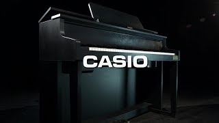 Casio GP300 Grand Hybrid Digital Piano Satin Black  Gear4music demo [upl. by Standing]