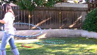 Learn to Hoop Dance Walk while Waist Hooping [upl. by Yrian]