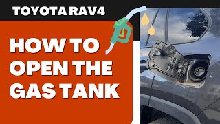 How to Open the Gas Tank on a Toyota RAV4 All Models [upl. by Warfore]