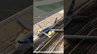 Tarom A320 Belly Landing aviation avgeek crash emergency landing flightsimulator plane a320 [upl. by Anevad258]