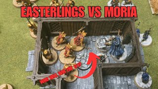 Moria vs Easterlings amp Khand 500pt MESBG Battle Report [upl. by Igig371]