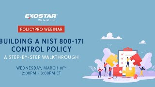 Building a NIST 800171 Control Policy A StepbyStep Walkthrough [upl. by Lenssen23]