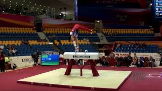 LEE Chih Kai TPE  2018 Artistic Worlds Doha QAT  Qualifications Pommel Horse [upl. by Adnorehs39]