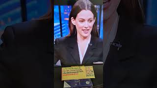 Riley Keough On SethMeyers Paris fun Godblessyou Elvis family sweet risk genes talented [upl. by Tammany]