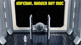 Imperial Hanger Bay MOC Lego Star Wars Behind the Scenes [upl. by Orgel]