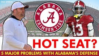 5 MAJOR Problems With Alabama Football’s Defense Through CFB Week 7  Kane Wommack On The Hot Seat [upl. by Wiley435]