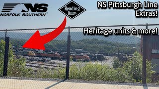 NS Pittsburgh Line Trip 2024  Extra videos w Heritage units amp more [upl. by Katleen51]