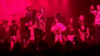 Lil Peep feat Lil Tracy  Cobain Live in Santa Ana 42917 [upl. by Lowery241]