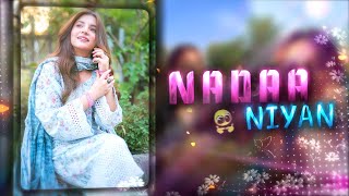 NADAANIYAN 🌸  Alight Motion  Ae Inspired  Random Xml [upl. by Ignaz]