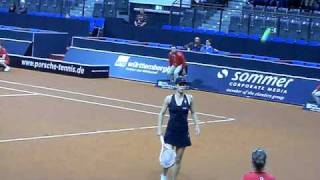 Tsvetana Pironkova vs Nikola Geuer  Porsche Tennis Grand Prix 2010 [upl. by Sue]