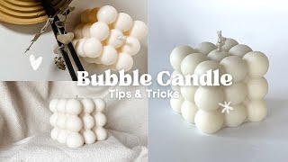 Bubble candle tutorial how to make the perfect bubble candle  Wick Wax [upl. by Okihcim68]