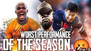 WORST PERFORMANCE OF THE SEASON 🤬 Wolves 21 Tottenham EXPRESSIONS REACTS [upl. by Yhcir]