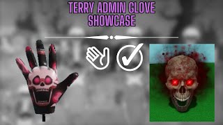 NEW quotTERRYquot ADMIN GLOVE SHOWCASE  Slap Battles [upl. by Noirb]