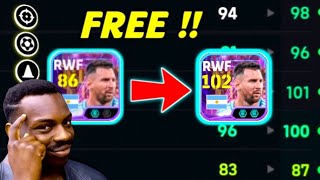 Free Booster Messi Best Training Guide 🥶  efootball 2025 ✨ [upl. by Atinrahc]