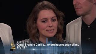 Brandi Carlile OneOnOne Interview  2019 GRAMMYs [upl. by Oibaf]