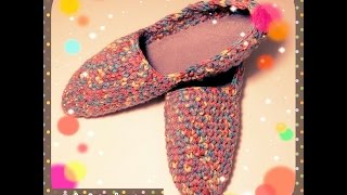 BABUCHAS TURCAS CROCHET [upl. by Arraeis]