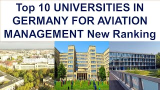 Top 10 UNIVERSITIES IN GERMANY FOR AVIATION MANAGEMENT UNDERGRADUATE New Ranking [upl. by Hermes]