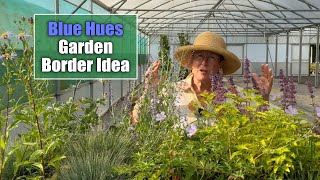 How to Build a Border with Blue Hues Garden Perennials [upl. by Semela]