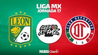 León 44 Toluca  Partido Completo  Liga MX  Clausura 2022  Jornada 17 [upl. by Lemrahs467]