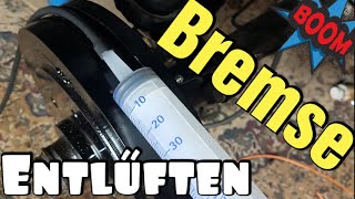 Alleine die Bremse Entlüften mit der Spritze  Tips und Tricks [upl. by Arutnev]