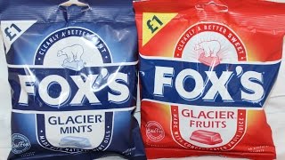 Foxs Glacier Mints and Glacier Fruits Review [upl. by Cadel]