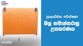 බල සමාන්තරාස්‍ර උපකරණය  Parallelogram of Forces Apparatus [upl. by Jilli]