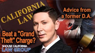 Beat a quotGrand Theftquot Charge Advice from a former DA [upl. by Allyson]