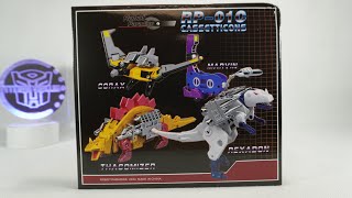 Unboxing Robot Paradise FansToys RP01C Casseticons Corax Thagomizer Marvin amp Rexadon [upl. by Ainessej]