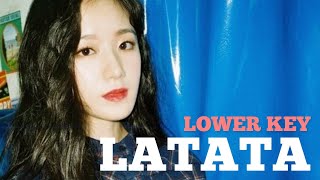 KARAOKE Latata  GIDLE Lower Key  Forever YOUNG [upl. by Esac598]