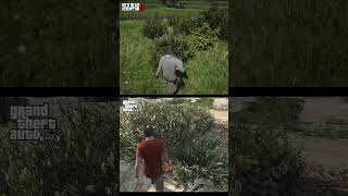 GTA5s Fire VS RDR2s Fire [upl. by Mercy]